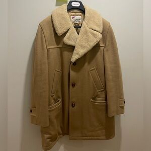Vintage Camel Overcoat XL